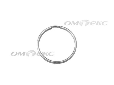 Кольцо металлическое d-20 мм, цв.-никель - купить в Томске. Цена: 3.19 руб.