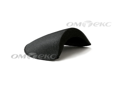Плечевые накладки OВТ-10, обшитые, цвет чёрный - купить в Томске. Цена: 17.64 руб.