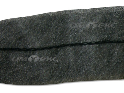 WS7225-прокладочная лента усиленная швом для подгиба 30мм-графит (50м) - купить в Томске. Цена: 16.97 руб.