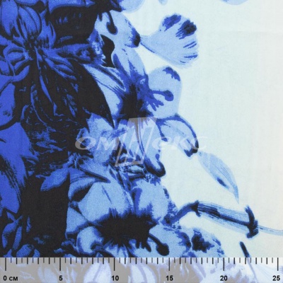 Плательная ткань "Фламенко" 19.1, 80 гр/м2, шир.150 см, принт растительный - купить в Томске. Цена 241.49 руб.