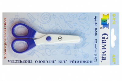 Ножницы G-510 детские 123 мм - купить в Томске. Цена: 137.45 руб.