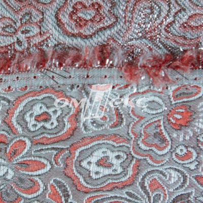Ткань костюмная жаккард, 135 гр/м2, шир.150см, цвет красный№12 - купить в Томске. Цена 441.92 руб.