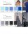 Креп стрейч Амузен 14-4122, 85 гр/м2, шир.150см, цвет голубой - купить в Томске. Цена 148.37 руб.