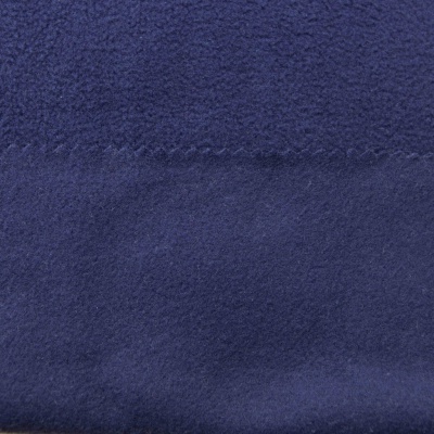 Флис DTY 19-3920, 180 г/м2, шир. 150 см, цвет т.синий - купить в Томске. Цена 646.04 руб.