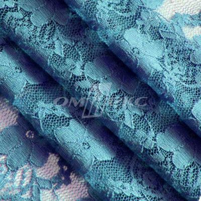Кружевное полотно стрейч 15A61/BLUE, 100 гр/м2, шир.150см - купить в Томске. Цена 1 581 руб.
