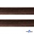 Кант атласный 074, шир. 12 мм (в упак. 65,8 м), цвет коричневый - купить в Томске. Цена: 237.16 руб.