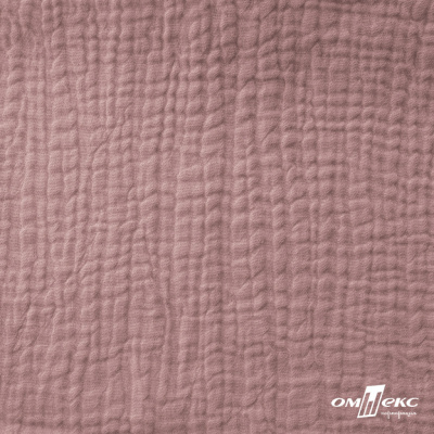 Ткань Муслин, 100% хлопок, 125 гр/м2, шир. 135 см   Цв. Пудра Розовый   - купить в Томске. Цена 388.08 руб.