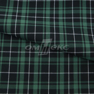 Ткань костюмная Клетка 25577, т.зеленый/зеленый./ч/бел, 230 г/м2, шир.150 см - купить в Томске. Цена 539.74 руб.
