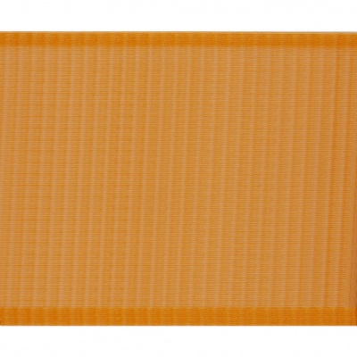 Лента капроновая "Гофре", шир. 110 мм/уп. 50 м, цвет оранжевый - купить в Томске. Цена: 26.93 руб.