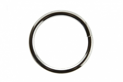 Кольцо металлическое d-3 х 32 мм, цв.-никель - купить в Томске. Цена: 3.92 руб.