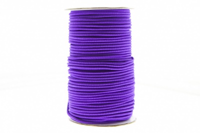0370-1301-Шнур эластичный 3 мм, (уп.100+/-1м), цв.175- фиолет - купить в Томске. Цена: 459.62 руб.