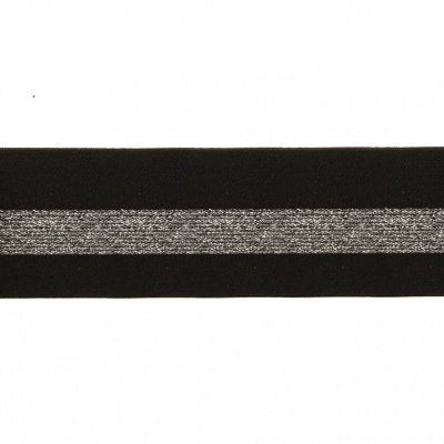 #2/6-Лента эластичная вязаная с рисунком шир.52 мм (45,7+/-0,5 м/бобина) - купить в Томске. Цена: 69.33 руб.