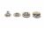 Кнопка металлическая "Альфа" с пружиной, 15 мм (уп. 720+/-20 шт), цвет никель - купить в Томске. Цена: 1 466.73 руб.