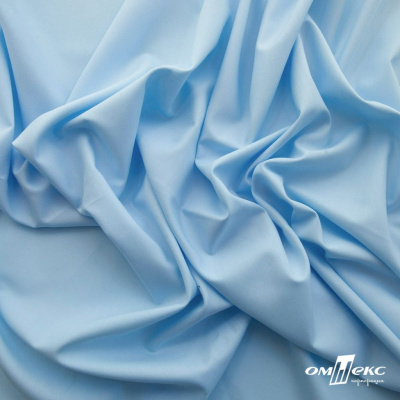 Ткань сорочечная Илер 100%полиэстр, 120 г/м2 ш.150 см, цв.голубой - купить в Томске. Цена 290.24 руб.