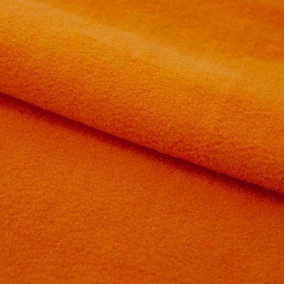 Флис DTY 16-1358, 250 г/м2, шир. 150 см, цвет оранжевый - купить в Томске. Цена 640.46 руб.