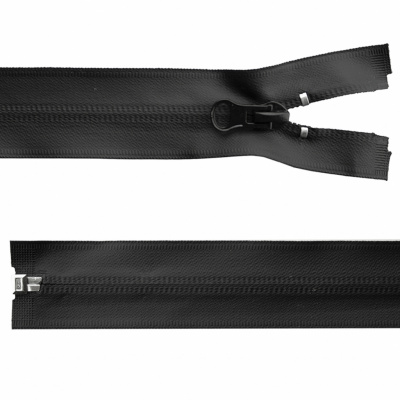 Молния водонепроницаемая PVC Т-7, 100 см, разъемная, цвет чёрный - купить в Томске. Цена: 61.89 руб.