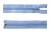 Спиральная молния Т5 351, 75 см, автомат, цвет св.голубой - купить в Томске. Цена: 16.28 руб.