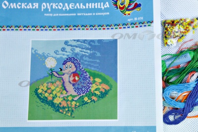 ОМБН-2 Набор для вышивания (бисер+мулине) - купить в Томске. Цена: 197.50 руб.