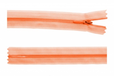 Молния потайная Т3 849, 50 см, капрон, цвет оранжевый - купить в Томске. Цена: 8.87 руб.