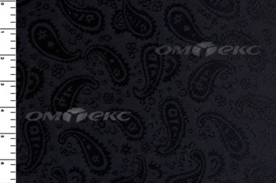 Ткань подкладочная жаккард Р14098, чёрный, 85 г/м2, шир. 150 см, 230T - купить в Томске. Цена 166.45 руб.