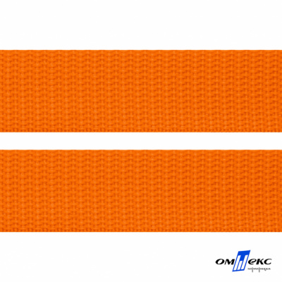 Оранжевый - цв.523 - Текстильная лента-стропа 550 гр/м2 ,100% пэ шир.50 мм (боб.50+/-1 м) - купить в Томске. Цена: 797.67 руб.