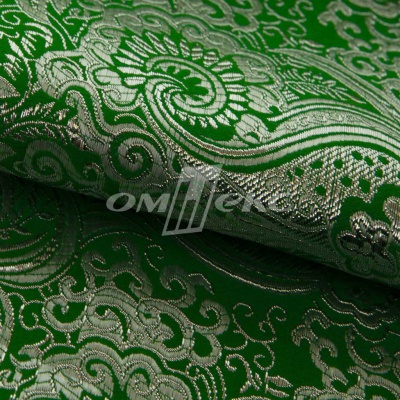 Ткань костюмная жаккард №4, 140 гр/м2, шир.150см, цвет зелёный - купить в Томске. Цена 383.29 руб.
