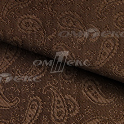 Ткань подкладочная жаккард Р14098, 19-1217/коричневый, 85 г/м2, шир. 150 см, 230T - купить в Томске. Цена 168.15 руб.