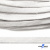 Шнур плетеный d-8 мм плоский, 70% хлопок 30% полиэстер, уп.85+/-1 м, цв.1018-белый - купить в Томске. Цена: 735 руб.