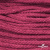 Шнур плетеный d-6 мм, 70% хлопок 30% полиэстер, уп.90+/-1 м, цв.1068-фуксия - купить в Томске. Цена: 588 руб.