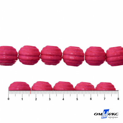 0309-Бусины деревянные "ОмТекс", 16 мм, упак.50+/-3шт, цв.023-розовый - купить в Томске. Цена: 62.22 руб.