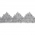 Тесьма металлизированная 0384-0240, шир. 40 мм/уп. 25+/-1 м, цвет серебро - купить в Томске. Цена: 490.74 руб.