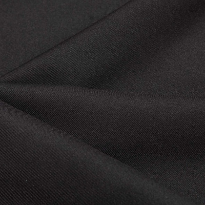 Ткань костюмная 21010 2044, 225 гр/м2, шир.150см, цвет черный - купить в Томске. Цена 390.73 руб.