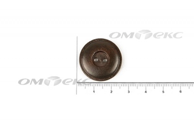 Пуговица деревянная круглая №54 (25мм) - купить в Томске. Цена: 4.12 руб.