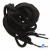 Шнурки #106-09, круглые 130 см, цв.чёрный - купить в Томске. Цена: 21.92 руб.