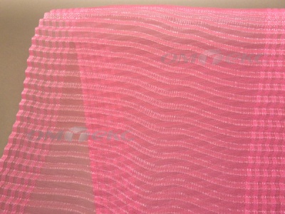 Лента капроновая "Гофре", шир. 110 мм/уп. 50 м, цвет розовый - купить в Томске. Цена: 35.60 руб.