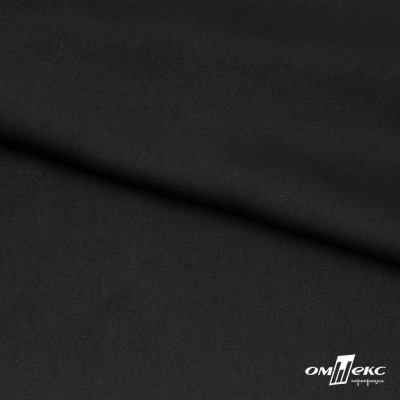 Ткань плательная Габриэль 100% полиэстер,140 (+/-10) гр/м2, шир. 150 см, цв. черный BLACK - купить в Томске. Цена 248.37 руб.