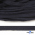 Шнур плетеный d-8 мм плоский, 70% хлопок 30% полиэстер, уп.85+/-1 м, цв.1010-т.синий - купить в Томске. Цена: 735 руб.