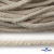 Шнур плетеный d-6 мм круглый, 70% хлопок 30% полиэстер, уп.90+/-1 м, цв.1077-лён - купить в Томске. Цена: 588 руб.
