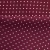 Креп стрейч Амузен, 85 г/м2, 19-2024 (темный рубин)/белый мелкий горох, шир.150 см - купить в Томске. Цена 220.50 руб.