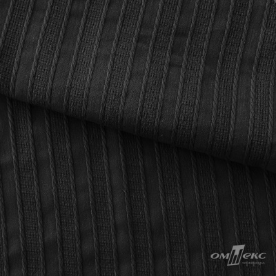 Ткань плательная 100%хлопок, 115 г/м2, ш.140 +/-5 см #103, цв.(17)-чёрный - купить в Томске. Цена 548.89 руб.
