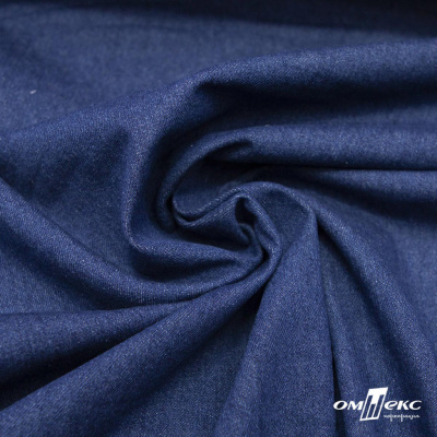 Ткань костюмная "Джинс", 315 г/м2, 100% хлопок, шир. 150 см,   Цв. 7/ Dark blue - купить в Томске. Цена 588 руб.