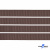 Репсовая лента 005, шир. 6 мм/уп. 50+/-1 м, цвет коричневый - купить в Томске. Цена: 88.45 руб.