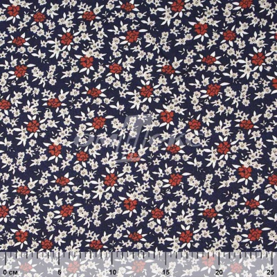 Плательная ткань "Фламенко" 7.2, 80 гр/м2, шир.150 см, принт растительный - купить в Томске. Цена 239.03 руб.