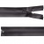 Молния водонепроницаемая PVC Т-7, 60 см, разъемная, цвет (301) т.серый - купить в Томске. Цена: 49.39 руб.