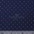 Креп стрейч Амузен, 85 г/м2, 19-3920 (т. синий)/белый мелкий горох, шир.150 см - купить в Томске. Цена 220.50 руб.