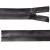 Молния водонепроницаемая PVC Т-7, 20 см, неразъемная, цвет (301)-т.серый - купить в Томске. Цена: 21.56 руб.