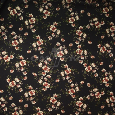 Плательная ткань "Фламенко" 3.1, 80 гр/м2, шир.150 см, принт растительный - купить в Томске. Цена 239.03 руб.