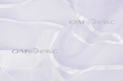 Органза деворэ 686 "Кристина" С1 (белый), 280 см - купить в Томске. Цена 571.15 руб.