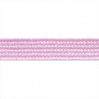 Резиновые нити с текстильным покрытием, шир. 6 мм ( упак.30 м/уп), цв.- 80-розовый - купить в Томске. Цена: 155.22 руб.