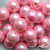 0404-00108-Бусины пластиковые под жемчуг "ОмТекс", 16 мм, (уп.50гр=24+/-1шт) цв.101-св.розовый - купить в Томске. Цена: 44.18 руб.